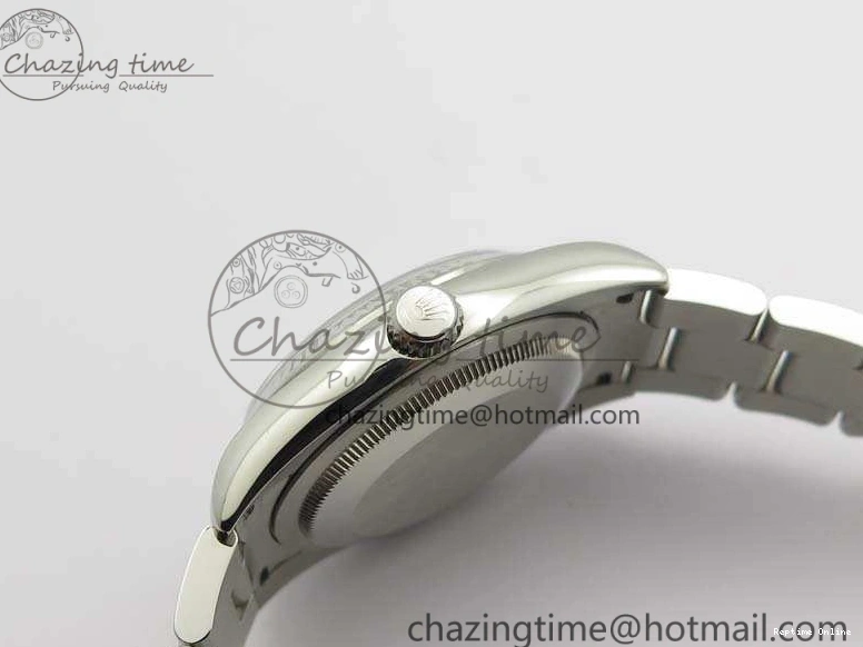 0211 DateJust 36mm SS 116234 ARF 1:1 Best Edition Blue Roman Dial Fluted On 904L SS Oyster Bracelet SA Supportive 3516